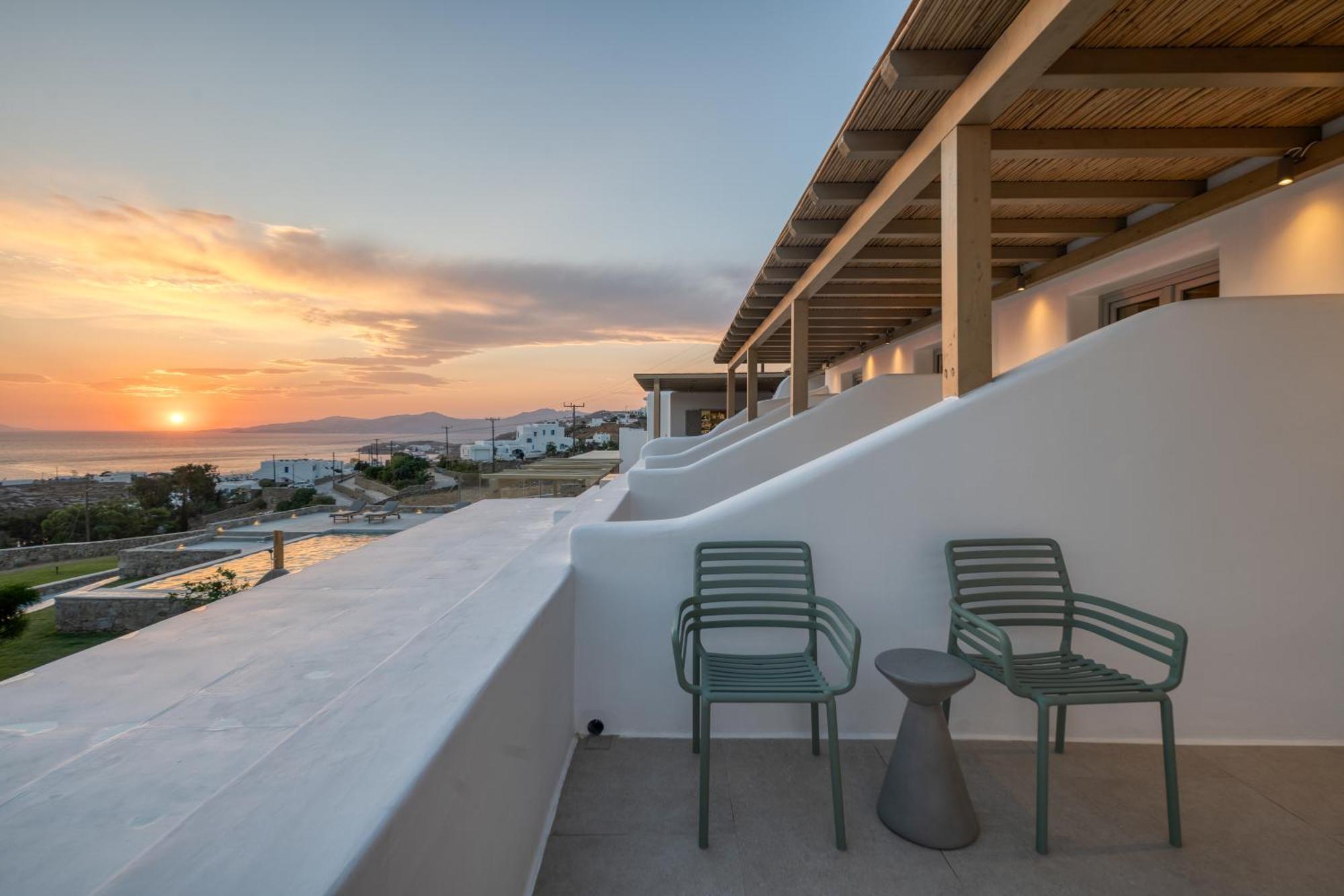 לינה וארוחת בוקר Mykonos Town Ostria View Mykonos מראה חיצוני תמונה