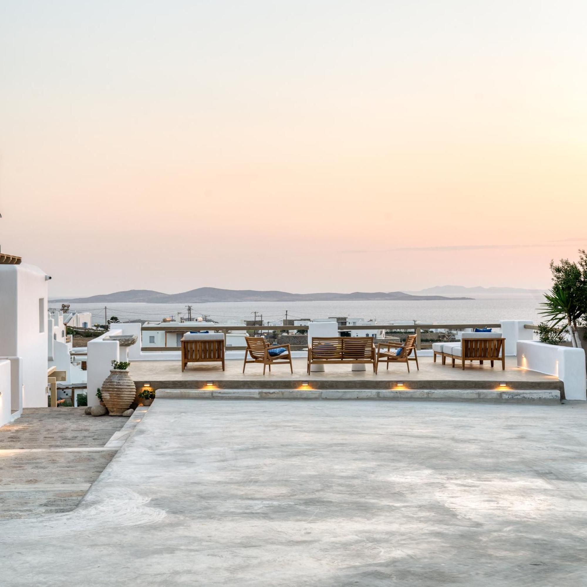 לינה וארוחת בוקר Mykonos Town Ostria View Mykonos מראה חיצוני תמונה