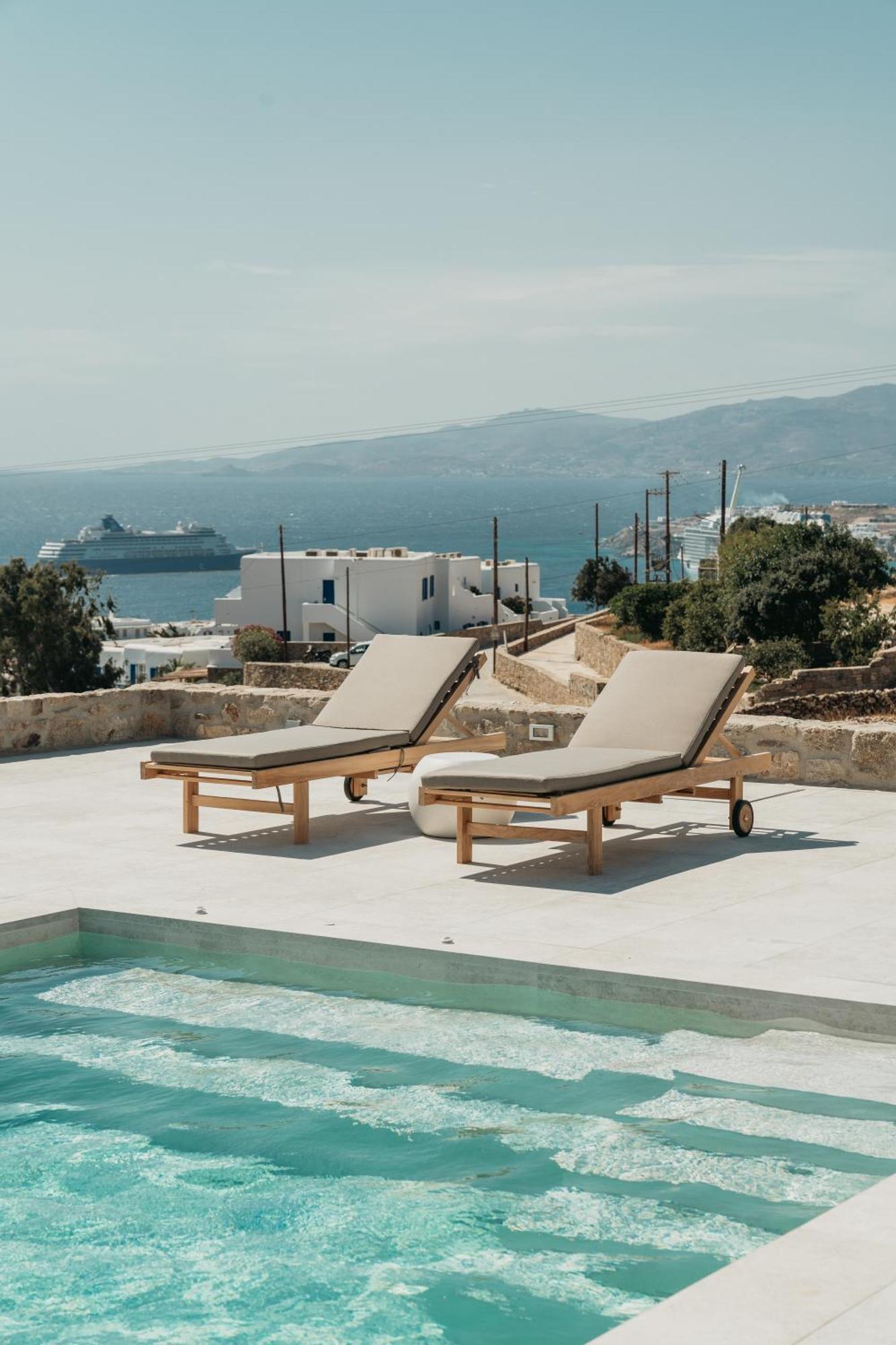 לינה וארוחת בוקר Mykonos Town Ostria View Mykonos מראה חיצוני תמונה