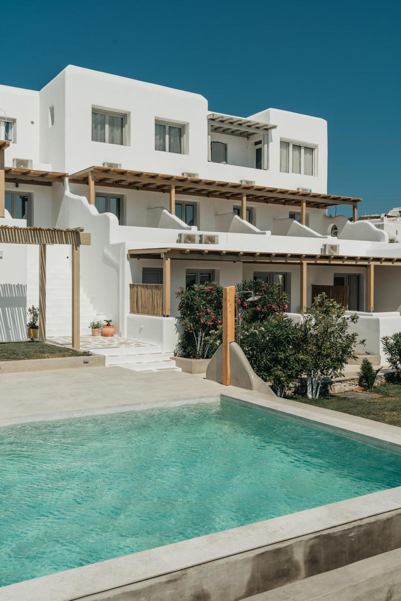 לינה וארוחת בוקר Mykonos Town Ostria View Mykonos מראה חיצוני תמונה