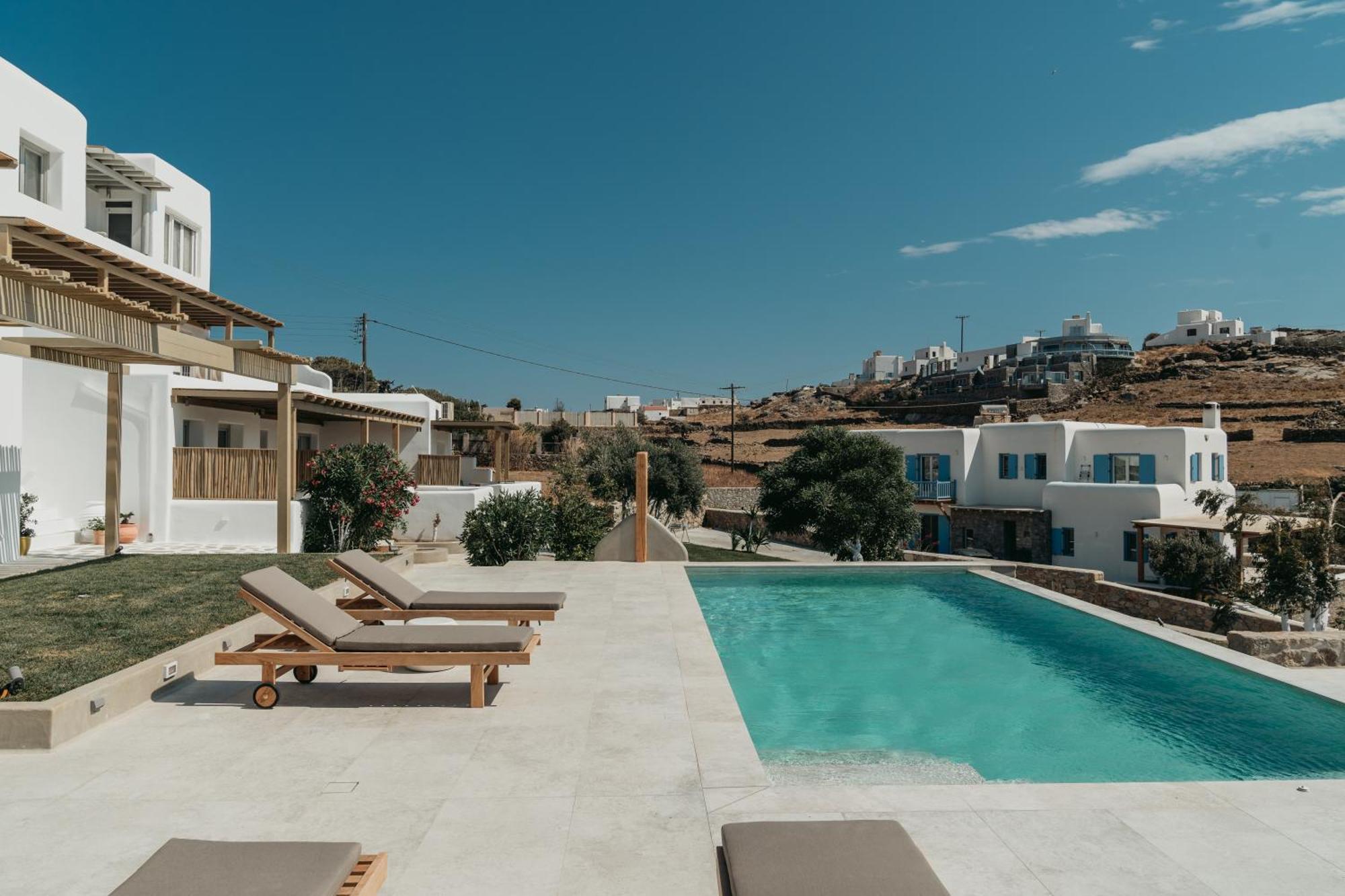 לינה וארוחת בוקר Mykonos Town Ostria View Mykonos מראה חיצוני תמונה
