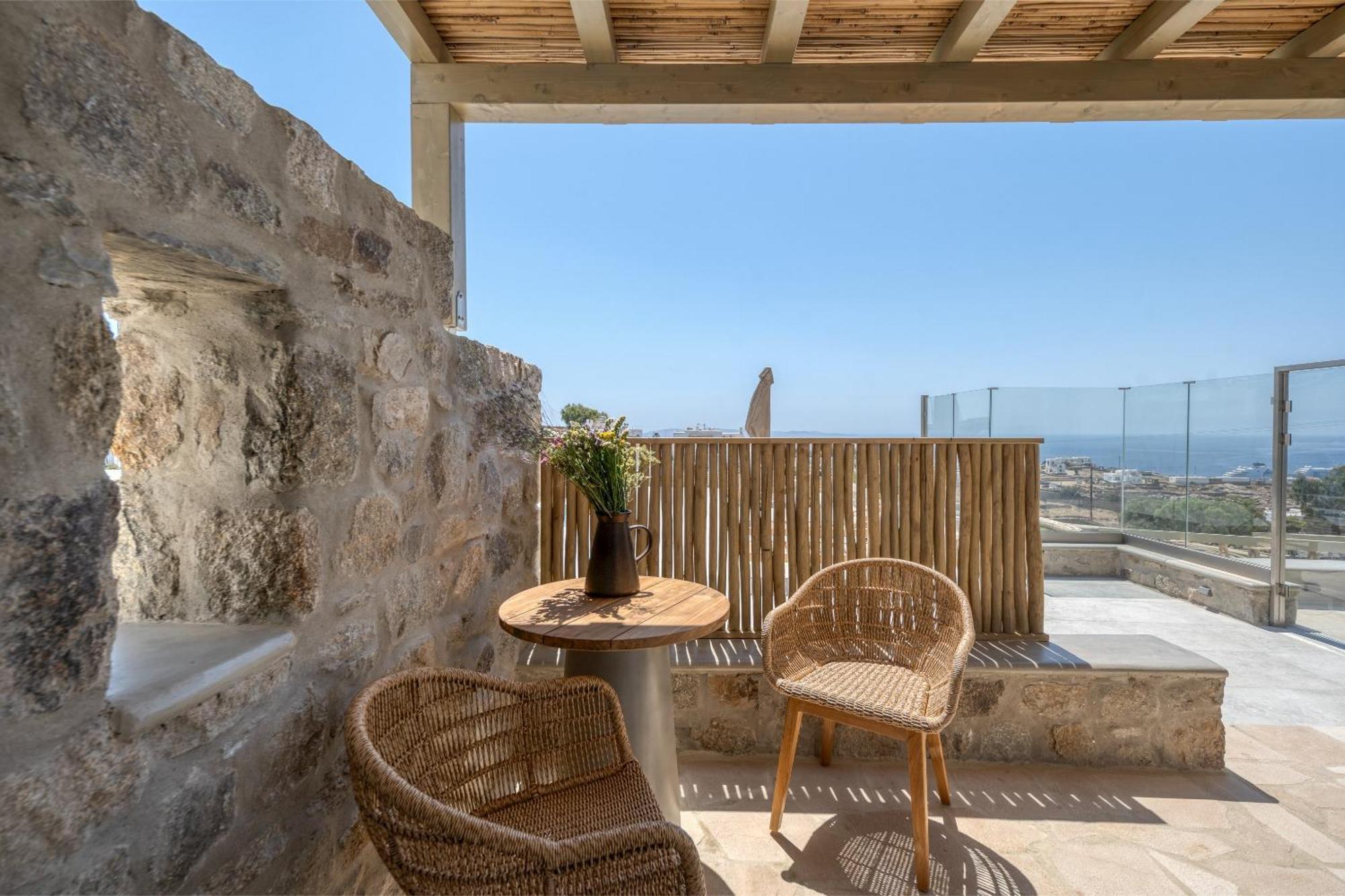 לינה וארוחת בוקר Mykonos Town Ostria View Mykonos מראה חיצוני תמונה